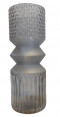 Florero moderno gris grande 