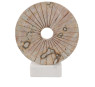 Escultura de aro beige