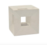 Cubo hueco blanco