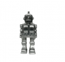 Robot plateado.