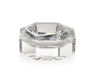 Cuenco octagonal transparente