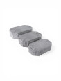 Set de cajas octagonales gris