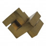 Figura de origami dorada