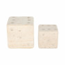 Set dados de piedra
