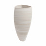 Jarrón 3D chico beige con blanco 
