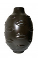 Florero café de labios