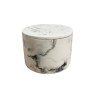 Caja italiana blanca marmoleada