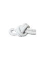 Nudo blanco de resina