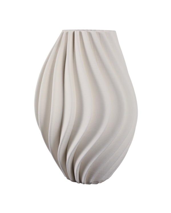 Jarrón con ondas 3D 