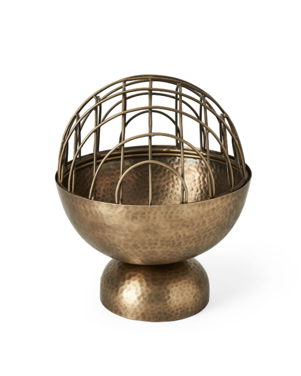 Base decorativa de metal 