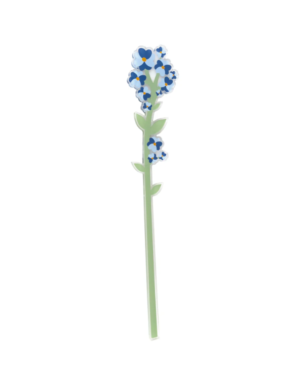 Flor No me olvides de acrílico chica