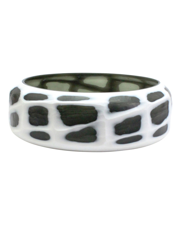 Bowl de rayas blancas