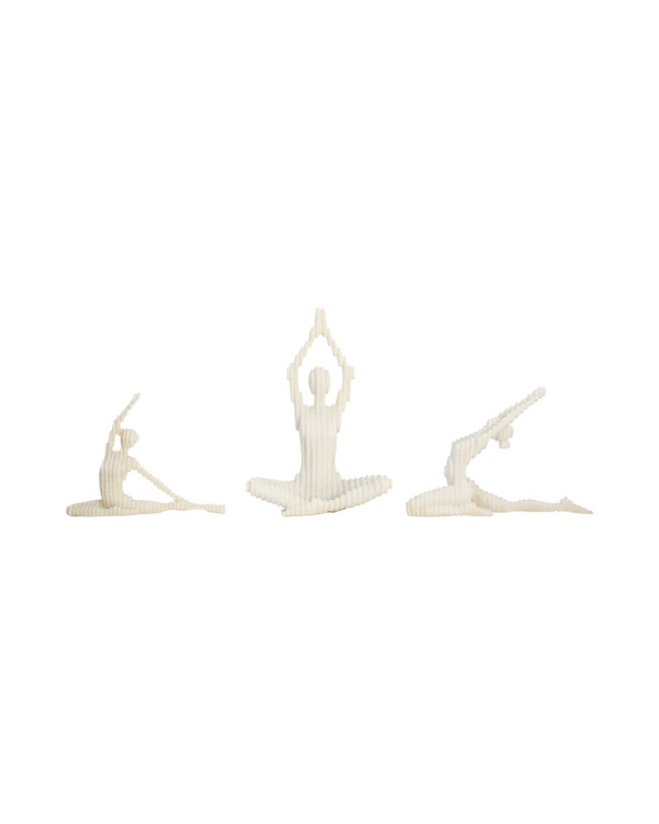 Set de esculturas de yoga