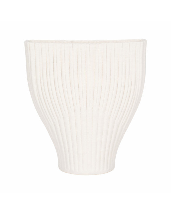 Jarrón chico 3D blanco