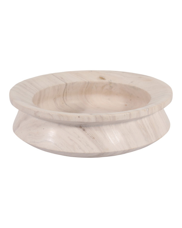 Cuenco de marmól beige