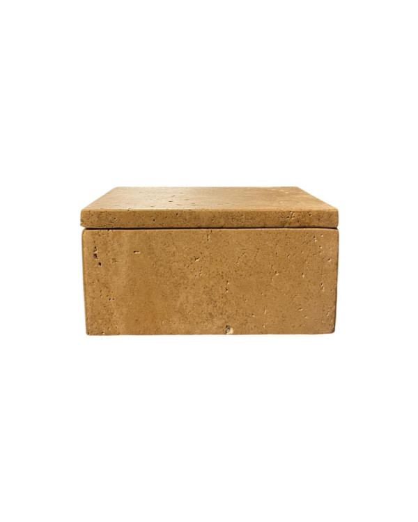 Caja de mármol travertino