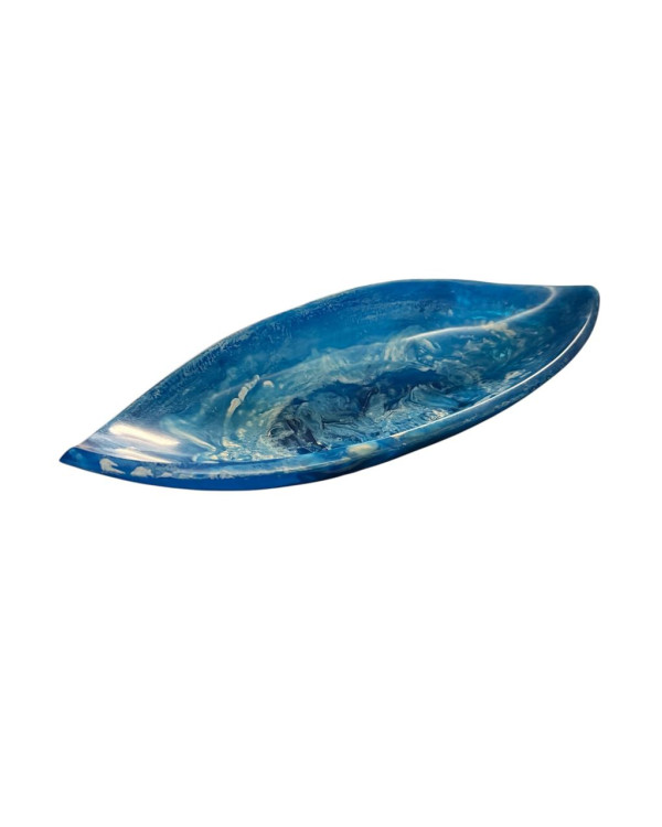Bowl azul de resina