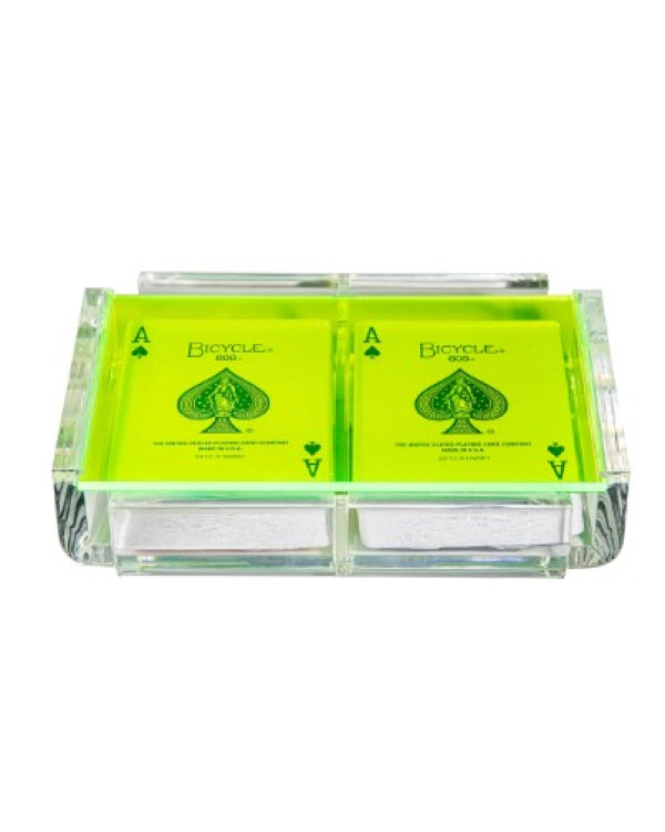 Cartas neon verde