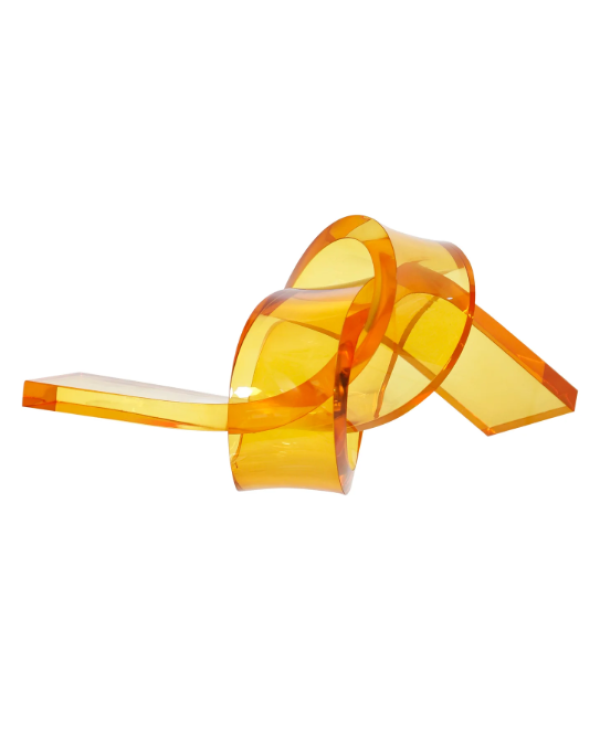 Nudo naranja acrílico