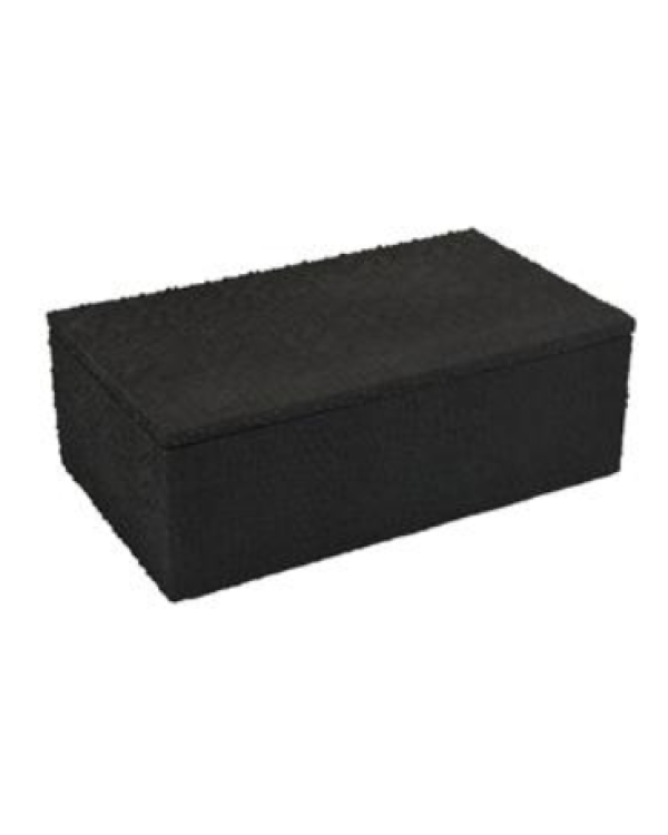 Caja decorativa negra chica