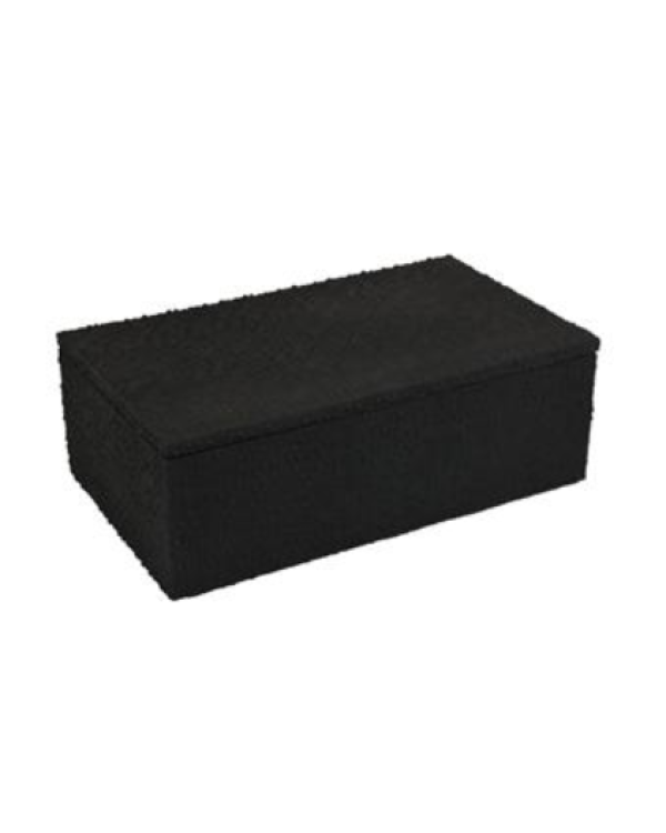 Caja decorativa negra grande