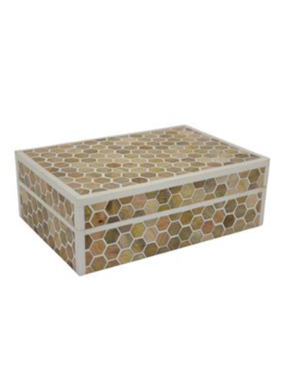 Caja decorativa multicolor