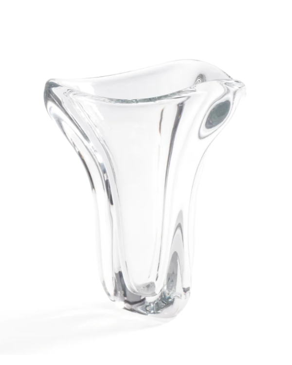 Jarrón de vidrio soplado grande 