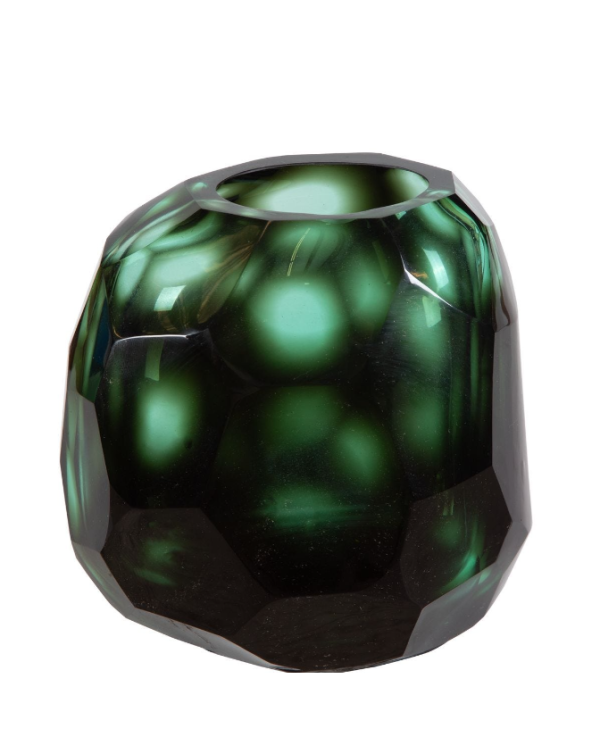 Jarrón esmeralda chico 