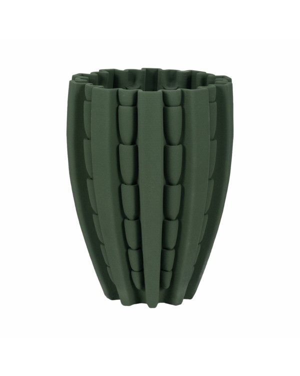 Florero 3D verde