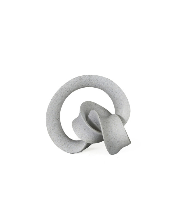 Nudo gris de resina chico