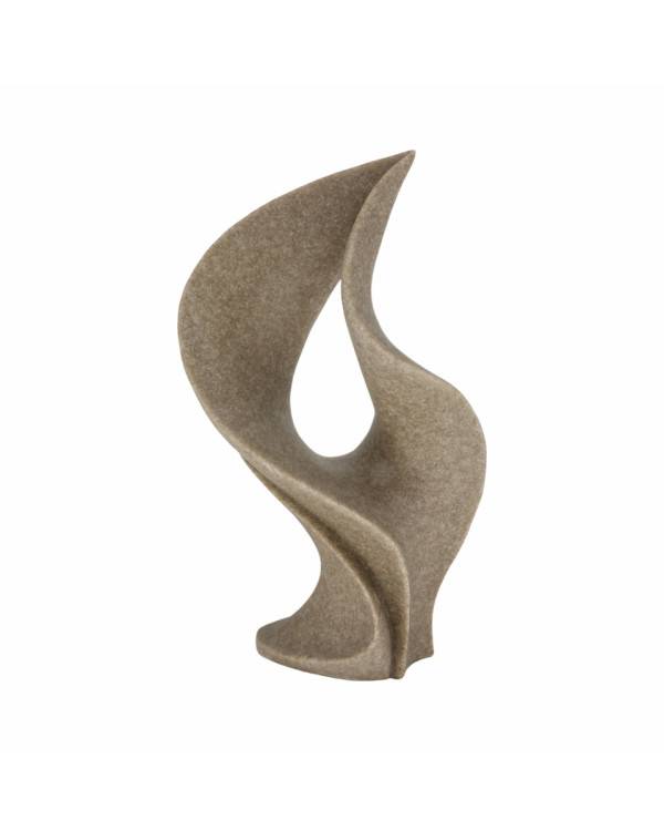 Escultura de resina café