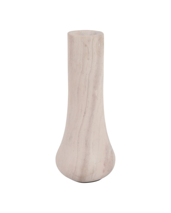 Jarrón de marmól beige