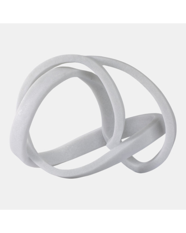 Escultura de nudo entrelazado 