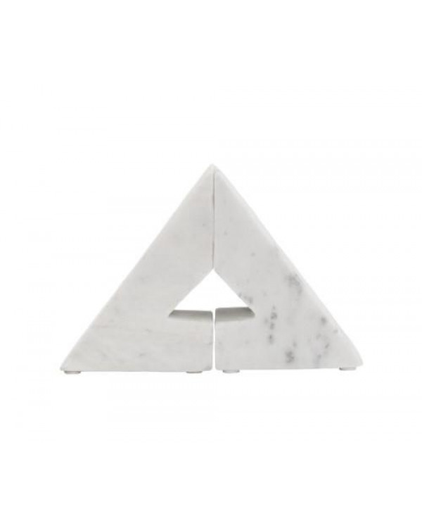 Portalibros triangular de marmol 