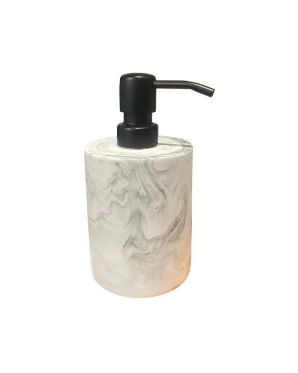 Dispensador blanco marmoleado