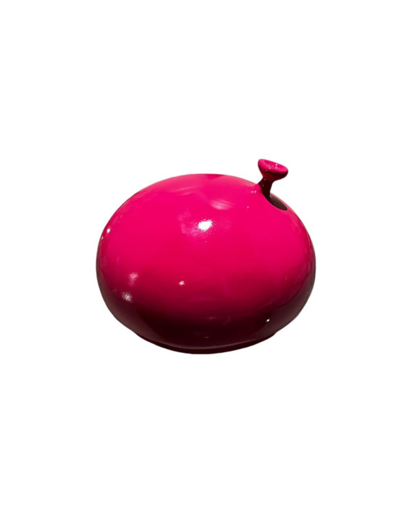 Globo aplastado rosa