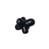 Tache de ceramica negro chico