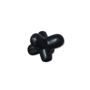 Tache de ceramica negro chico