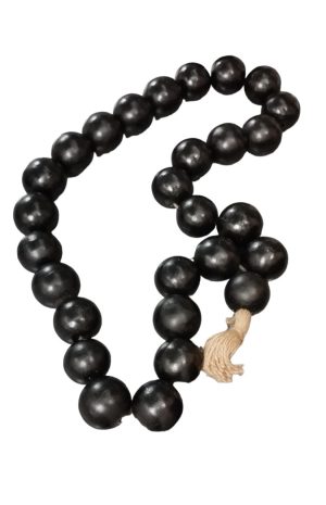 Cuentas de madera negro