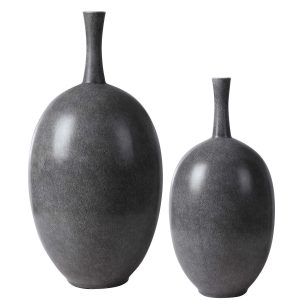 Set de bases de cerámica grises
