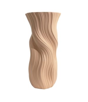 Jarrón alto beige