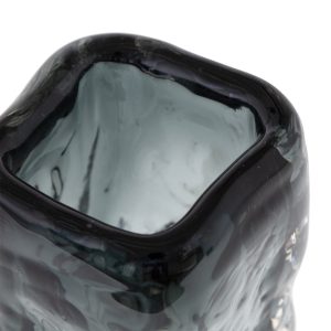 Alternative view of Florero cuadrado chico alto gris
