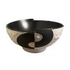 Bowl blanco con diseño negro