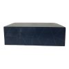Caja de madera azul