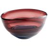 Bowl de vidrio morado chico