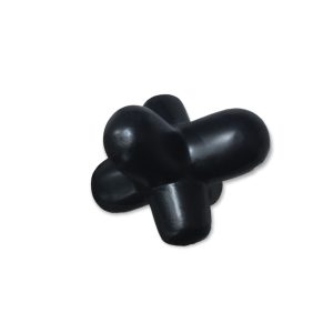 Tache de ceramica negro grande