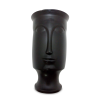 Florero de cara negro