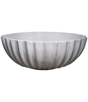Centro de mesa blanco de madera