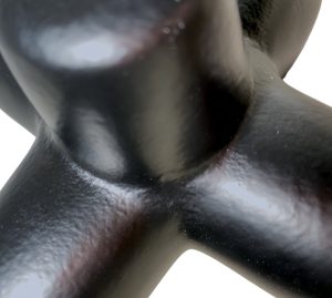 Alternative view of Tache de ceramica negro grande