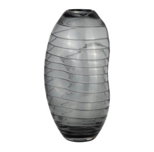 Alternative view of Florero Gris con lineas grande